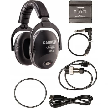 Комплект беспроводные наушники GARRETT MS-3 + беспроводной модуль для наушников GARRETT Z-LYNK WIRELESS KIT